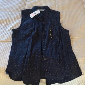 Banana Republic Non-Iron sleeveless blouse